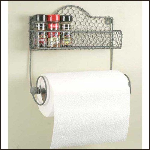 Chicken Wire Paper Towel Holder