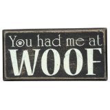 Box Sign - At Woof