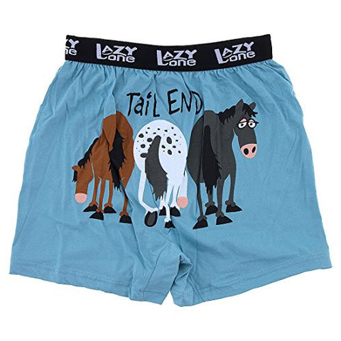 Lazy One Comical Boxers, Tail End - Horses, L
