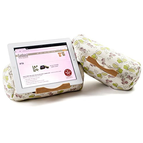 Lap Log Classic- iPad Stand / Touchscreen Tablet Holder (Orchid Blooms)