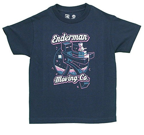 Minecraft Enderman Moving Company Youth Tee, Youth Large