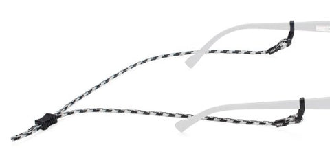 Croakies Adjustable Terra Spec Cords, Black/White