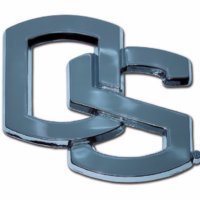 Oregon State OS Shiny Chrome Emblem