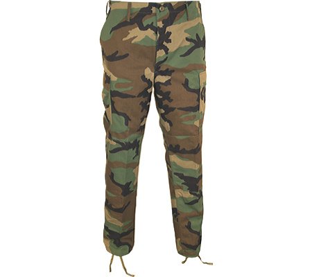 Genuine Gear BDU Trouser (60/40 Cotton/Poly Ripstop), Woodland, Large Regular