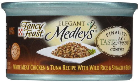 Fancy Feast Elegant Medleys Tastemakers Chicken Tuna 3 oz