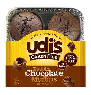 Muffins Double Chocolate GF 4 Pack