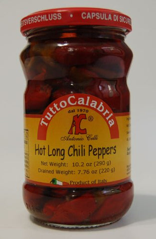 Calabrian Hot Long chili peppers 10.2 oz