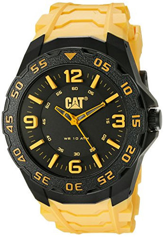 Motion - Black & Yellow Dial 45.5MM Yellow Rubber Strap