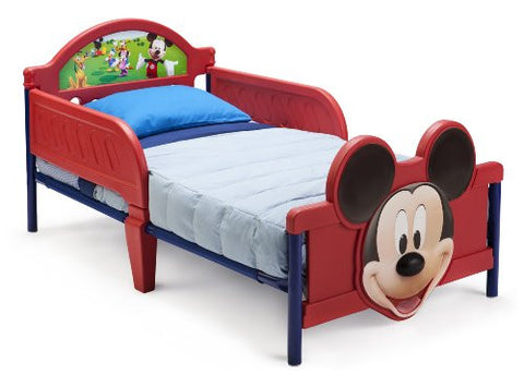 Mickey Mouse 3D Footboard Toddler Bed