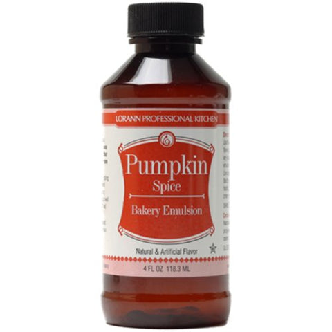 Pumpkin Spice Flavor, Bakery Emulsion, 4 oz