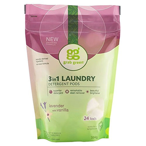 Grab Green - 24 ld Lavender Vanilla Laundry Pods