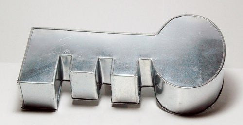 Key Shape Birthday Novelty Baking Cake Tin Length 7", Width 14", Depth 3"