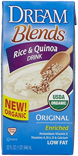 Rice Beverages Rice & Quinoa, Orig Enriched At least 95% Organic - 32 oz