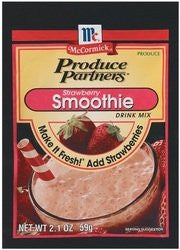 Smoothie Drink Mix Strawberry 2.1 Oz