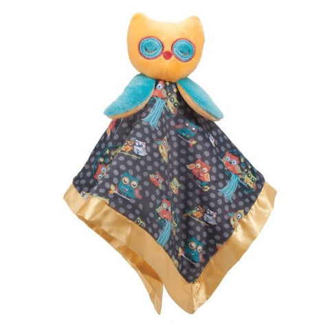 Orange Owl Lil' Snuggler 13" by Douglas