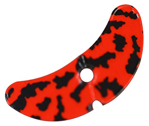 Mack's Lure- 1.1" Smile Blades (5) Red/Blk-Tiger