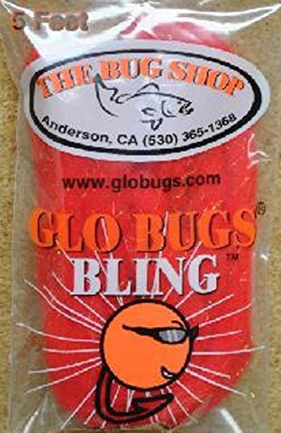 Bug Shop- Bling Yarn 5' Bling Deep Dark Red