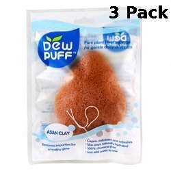 Dew Puff - Asian Clay Konjac Sponge