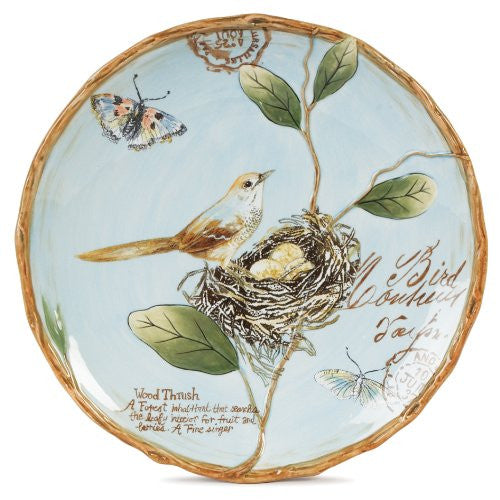 FITZ AND FLOYD TOULOUSE ACCENT SALAD, BLUE