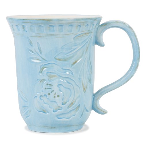 FITZ AND FLOYD TOULOUSE MUG, BLUE