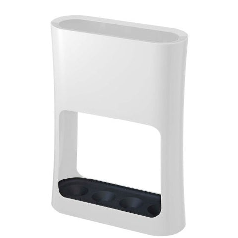 Oval Umbrella Stand - White