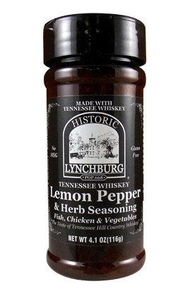 Historic Lynchburg Tennessee Whiskey Lemon Pepper and Herb Seasoning 4.1 oz