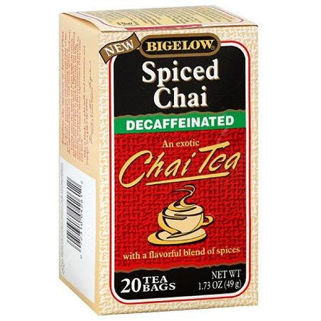 Bigelow Spiced Chai Decaf Tea 20.0 BG