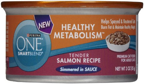 Purina One Smartblend Healthy Metabolism Salmon 3 oz