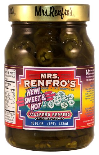 Mrs. Renfro Sweet & Hot Nacho Sliced Peppers 16 oz