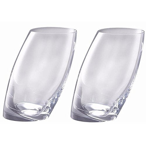 Tilt HighBall, (Set of 2), 16 oz., 5" H each, Crystal