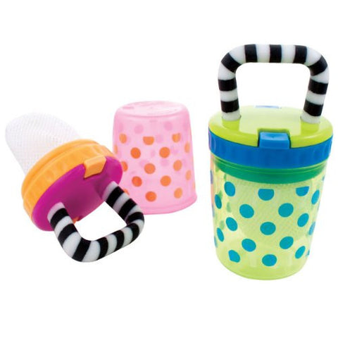 Sassy Polka Dots Teething Feeder - Assorted Colors