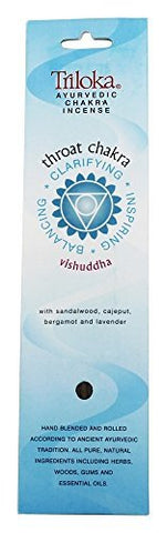 Triloka - Ayurvedic Chakra Incense - Throat Chakra