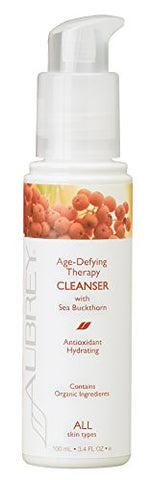 Aubrey Age-Defying Therapy Cleanser with Sea Buckthorn 3.4 fl oz (100 ml) Liquid