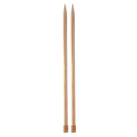 Basix 14" Single Point Knitting Needles US 17 (12mm)