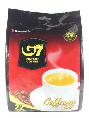 G7 Original 3-in-1 Instant Coffee, Bag of 22 sachets