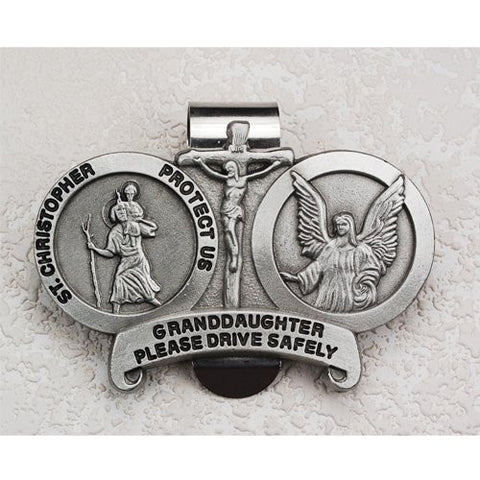 St Chris Granddaughter Visor Clip