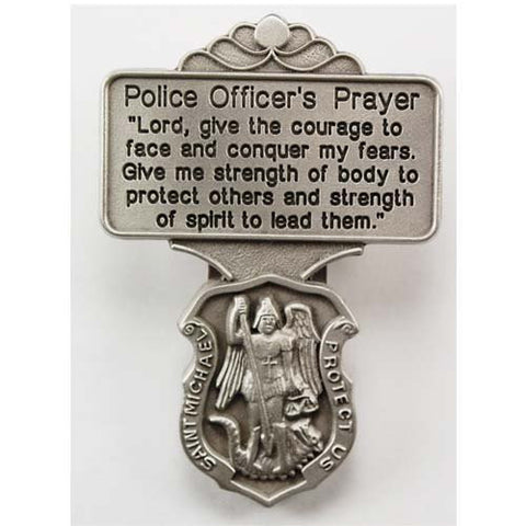 Police Officer Prayer Visor Clip
