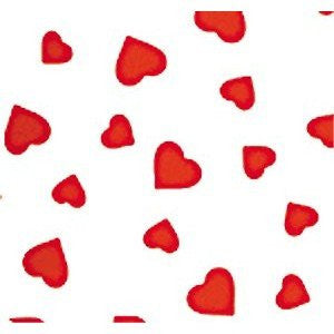 Pfeil & Holing Chocolate Transfer Sheet - Hearts Red (11 x 15 inches)