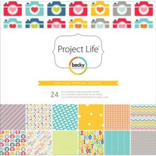 American Crafts - Project Life Designer Paper Collection Pack 12"X12" 24/Pkg - Honey Edition