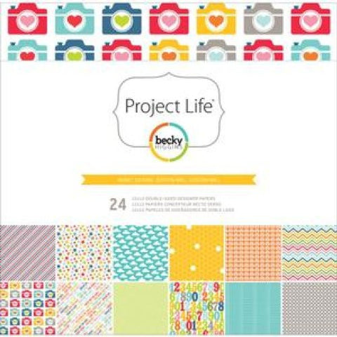 American Crafts - Project Life Designer Paper Collection Pack 12"X12" 24/Pkg - Honey Edition