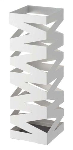 Rock Umbrella Stand - White