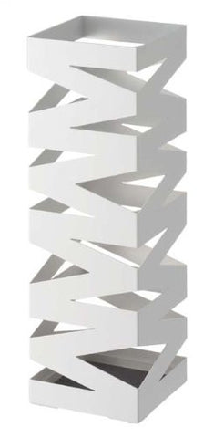 Rock Umbrella Stand - White