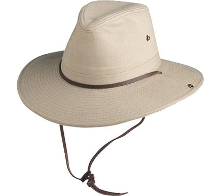 Sahara Aussie Cotton Slouch Hat, Khaki, Large