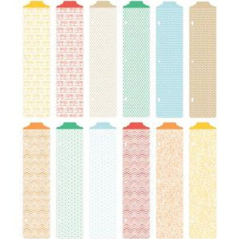 American Crafts - Project Life Designer Dividers 12/Pkg - Jade Edition