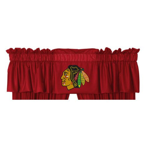 VALANCE Chicago Blackhawks - Color Bright Red - Size 88x14