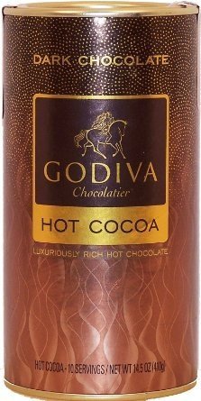 Godiva - Cocoa Dark Choc Canister, 14.5oz