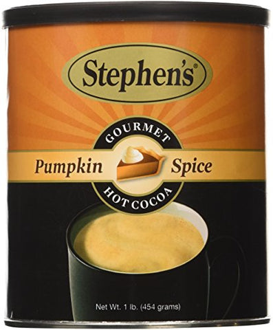 Stephens, Gourmet Hot Cocoa, Pumpkin Spice, 16oz Can