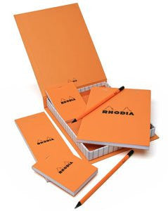 Rhodia Boutique Accessories Gift Box 7 x 9 x 1 Graph Orange