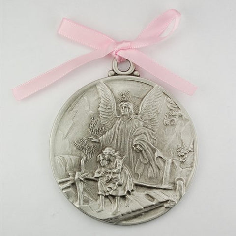 GUARDIAN ANGEL CRIB MEDAL/CARD