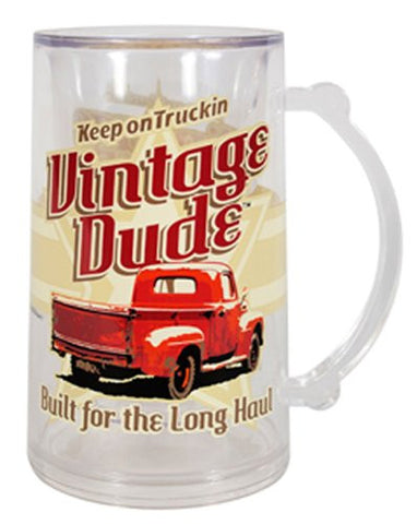 Vintage Dude Tankard (Keep On Truckin Vintage Dude Built for the Long Haul)